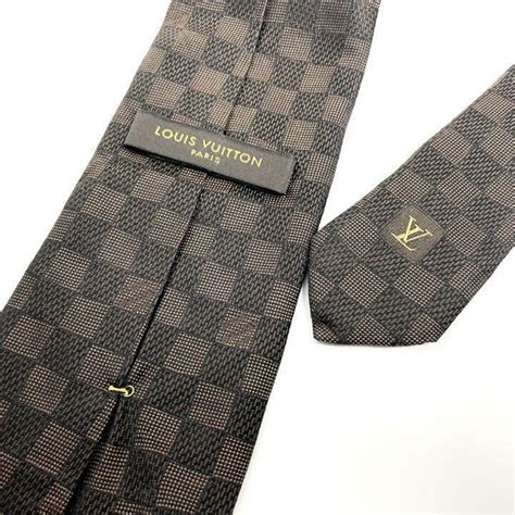 louis vuitton brown tie|louis vuitton cravate.